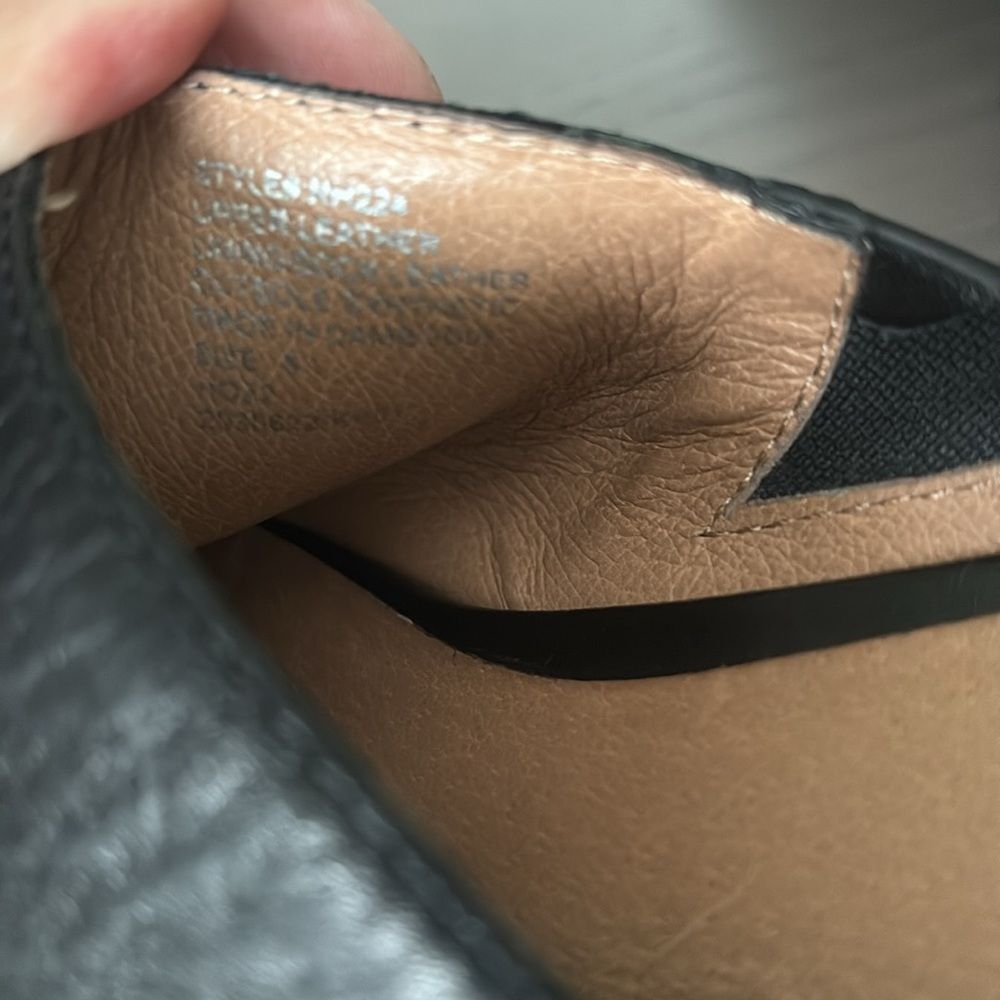 Madewell The Mindy Black Lugsole Leather Slide On Mule Sz 8.5 - Picture 6 of 8